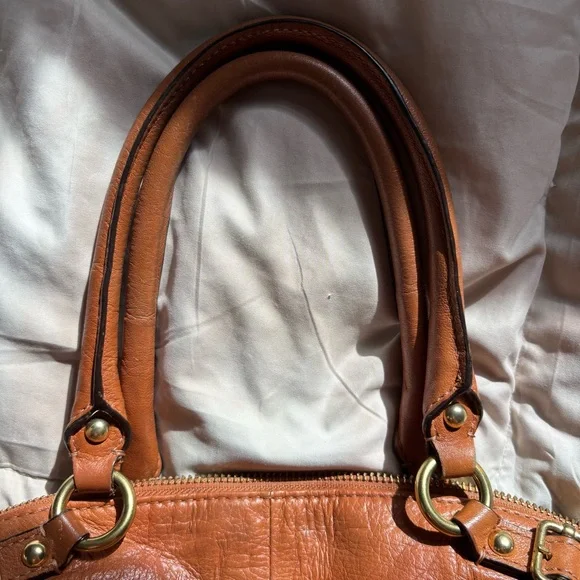 Coach Vintage Leather Camel Tan Light Brown Removable Crossbody Shoulder Bag - Picture 9 of 17